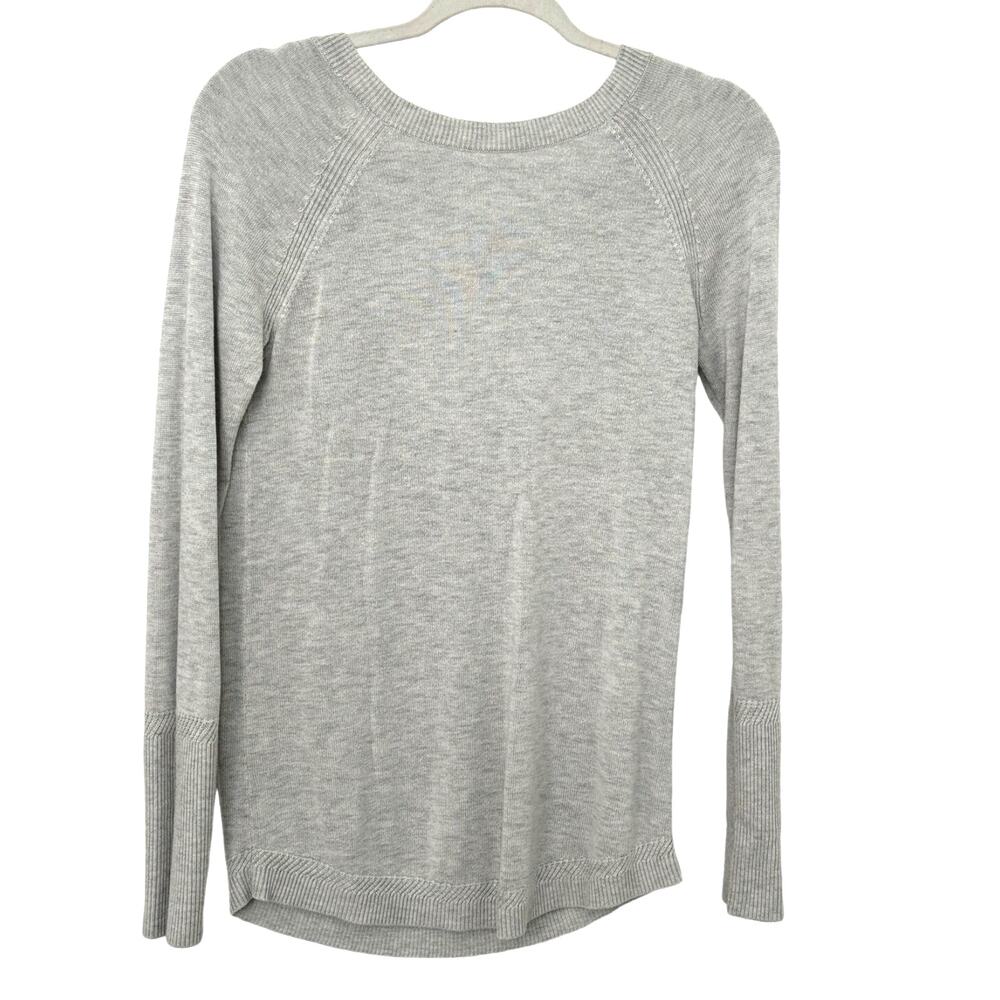 Lululemon Unity Drop Back Sweater In Heathered Si… - image 5